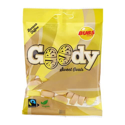 Bubs Goody Sweet Ovals Banana Caramel 2 Pack of 190g