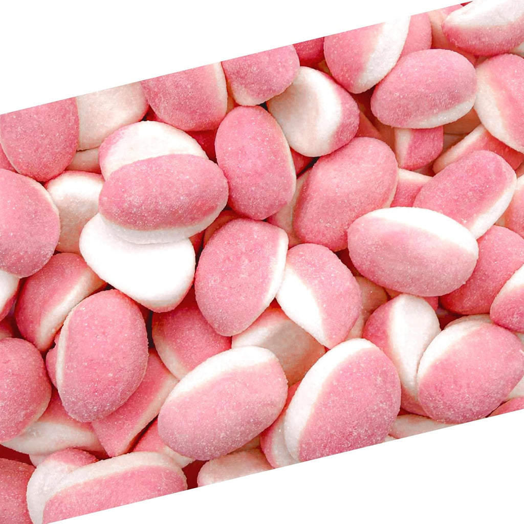 Strawberry Gummies | 1 Pound Bag | Puffy Strawberry Gummy Candy | Pink Candies for Baby Shower & Gender Reveal Parties | Soft Pink Drops for Girls' Celebrations